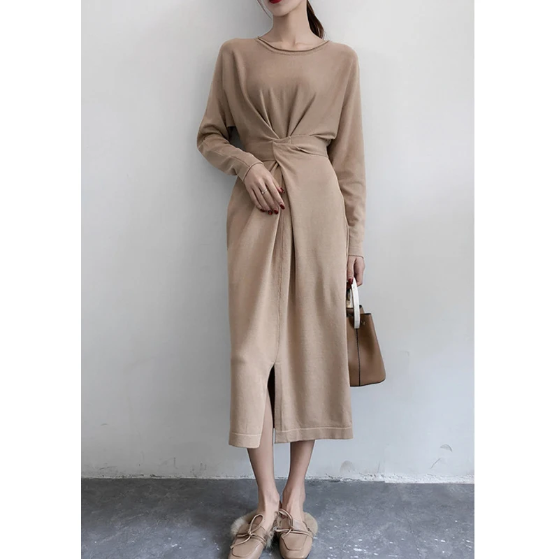 New 2022 Long Sleeve Maxi Elegant Women 