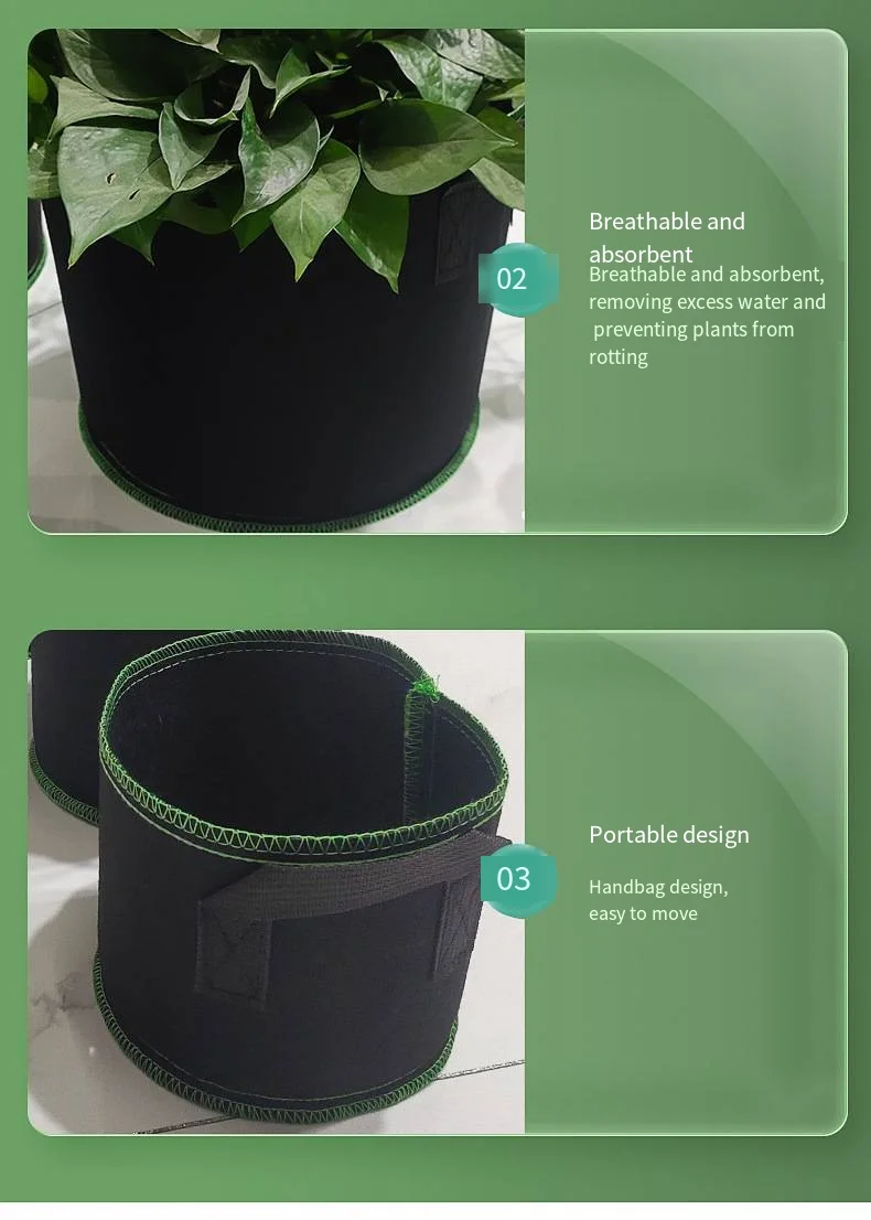 Gallon Potato Plant Grow Bag Vegetable Fruit Planter Bag Breathable