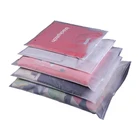 Bag Carton Product Plastic Bags Hot Sale Production Frosted CPE Custom Printed Logo Plastic Ziplock Bag With Closure