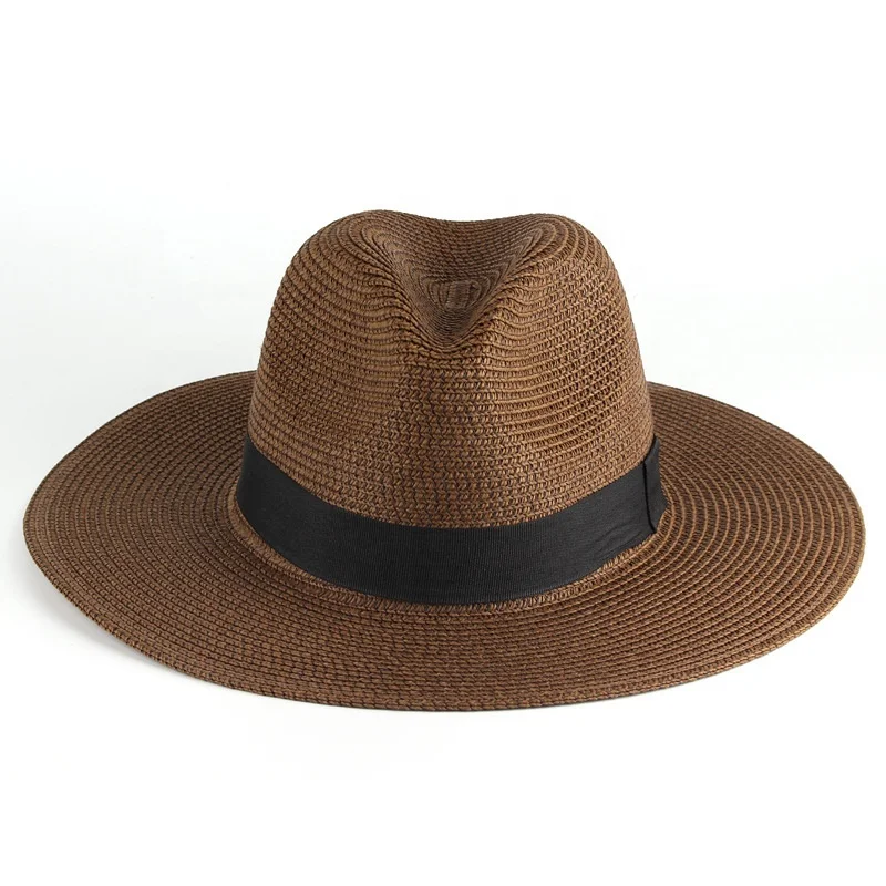 Straw Sun Hats Large Wide Brim Natural adult Hat Beach Floppy hat