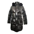 Long Coat Winter Thick Long Coat Fur Jacket Natural Ladies Sleeve Warm Winter Women Clothing STREET Pockets Waterproof