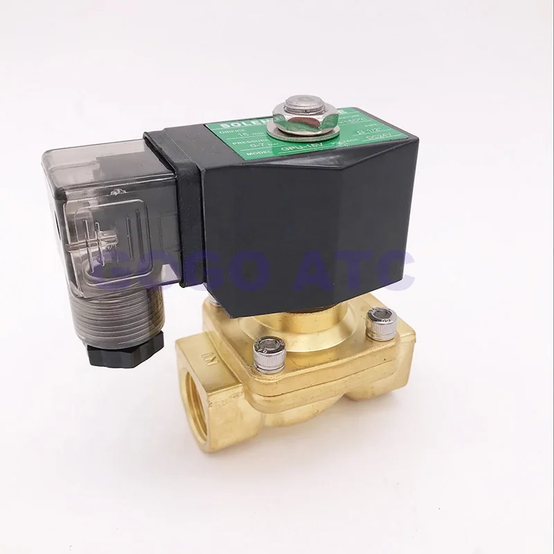 Gogoatc Gogo Way Pneumatic Brass Solenoid Valve For Water Zero