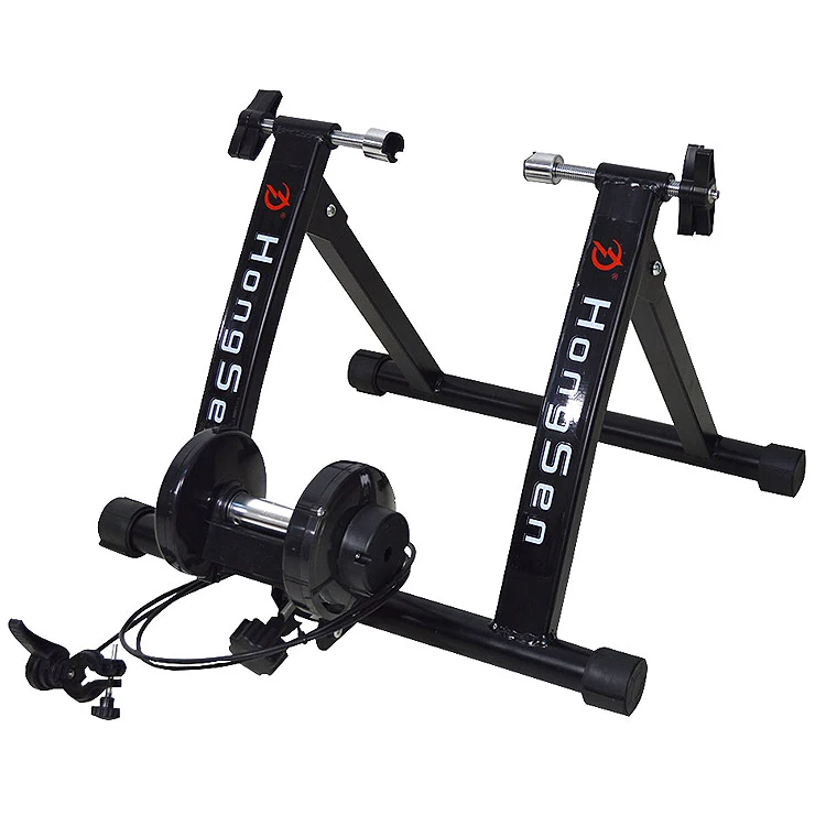 sportneer bike trainer stand steel bicycle exercise magnetic stand with noise reduction wheel