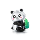 Charms S925 Sterling Silver Cute Panda Animal Bracelet Charms