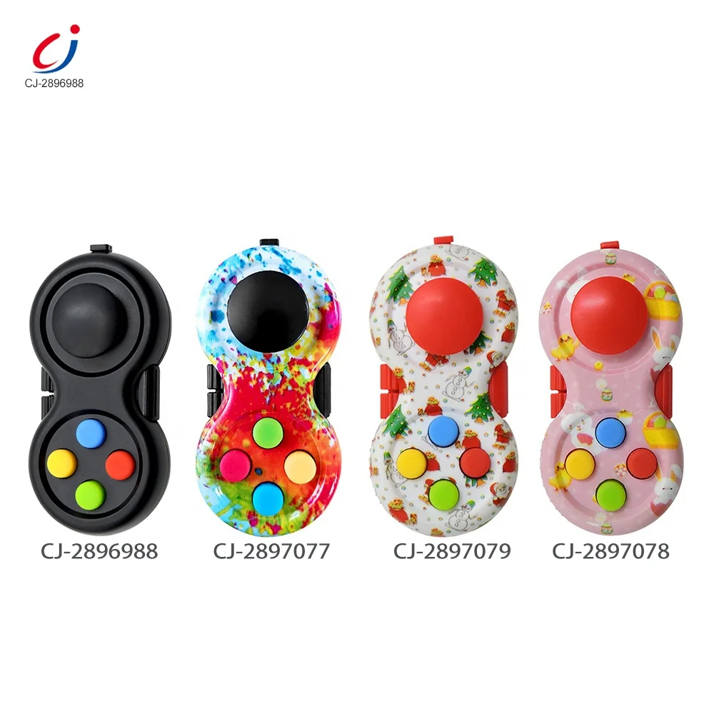 Chengji fidget stress reliever button handle fidget toy cube decompression handle toys cube fingertip toy