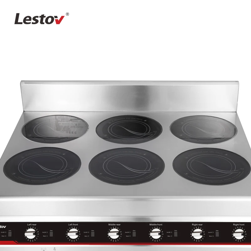 6 burner ceramic hob