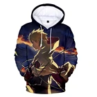 Fashion Pullover 3d Hoodies 2021 Custom Logo Unisex 3D Printing Supplier Fashion Clothes Anime Hoodies