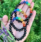 Bead Bracelet Wholesale 7 Chakra Energy Yoga Bead Bracelet