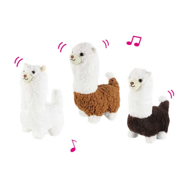 EPT BO Electric Plush Figure Baby Stuffed Music Walking Alpaca Toy Christmas Gift Custom Animal Soft Doll With Musical Singing
