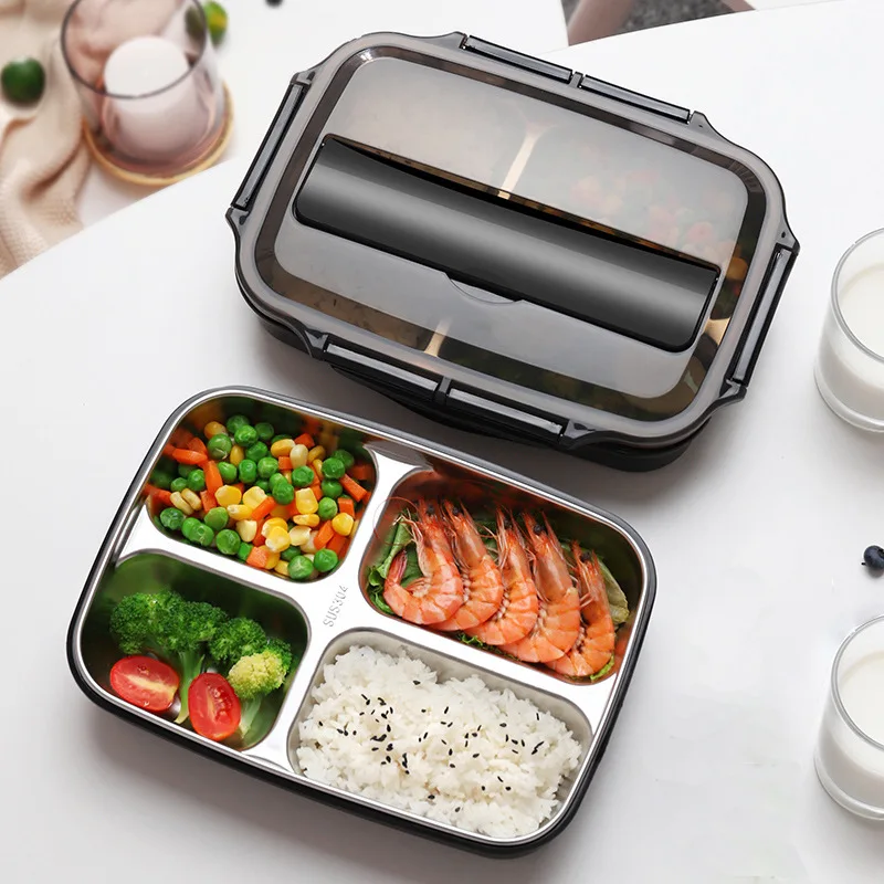 304 stainless steel bento lunch box insulated lunch box lunch box set Eco Friendly