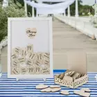 Wedding Guest Book Wooden Favor Box Wedding Guest Book Wedding Sign Hearts