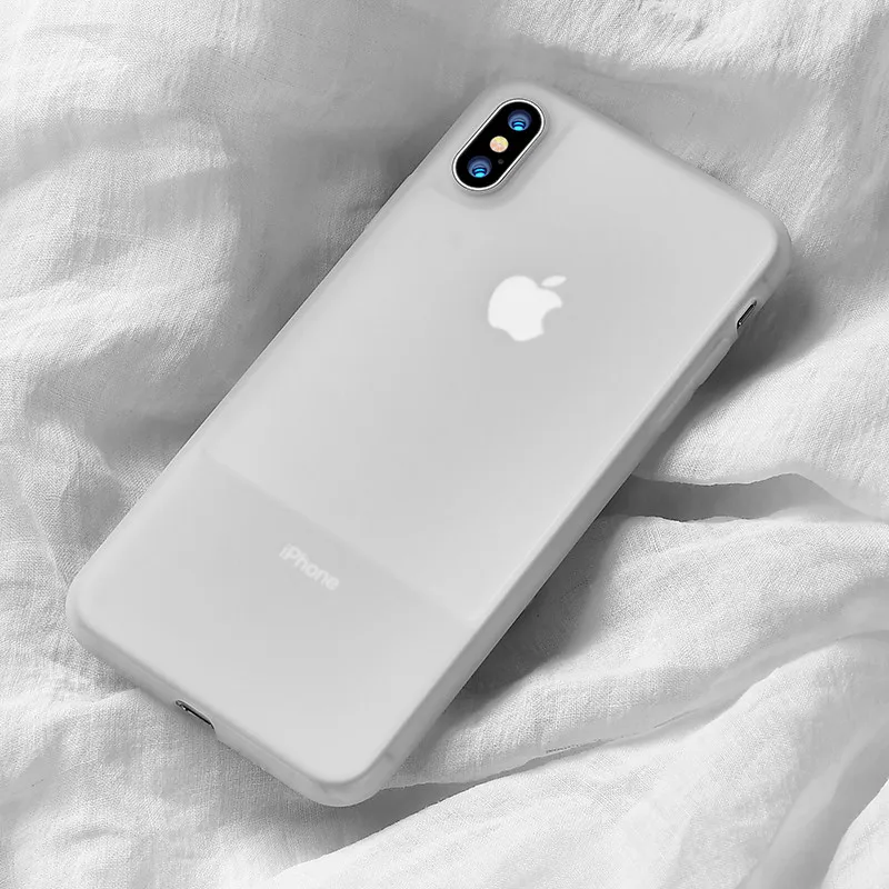 0.3mm Ultra Thin Clear Matte Mobile Phone Case For iPhone 12 11 Pro Max XR XS 12 Mini 7 8 Plus SE 2020 PP Plastic Frosted TPU pc