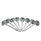 Roofing Nails Twisted Shank Umbrella Head Roofing Nails With Rubber Washer