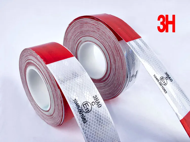 5.cm*45.7m EGP Grade Car Reflector Sticker Tape Retro Reflective Tape for Truck Vehicle Sticker DOT-2 details