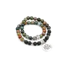 Gemstone Bead Fashion Matte Polishing Gemstone Bead Bracelet Double Wrap Gemstone Bead Bracelet