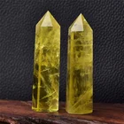 Citrine Wholesale Natural Obelisk Reiki Gemstone Wands Citrine Healing Crystal Point