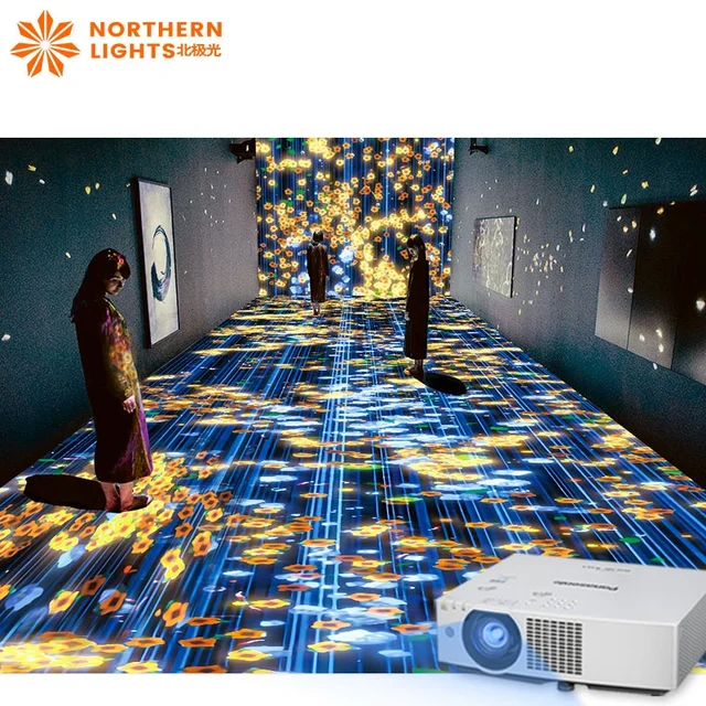 Hot sale Jeu interactif 360 Wall Projection System Wall/Floor Projector 3D Immersive Projection Experience