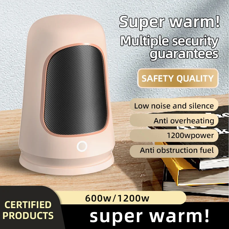 Wholesale Christmas gifts  winter home electric heater PTC Fan heaters Office hand warmer Safe and Quiet Ceramic Fan Heater