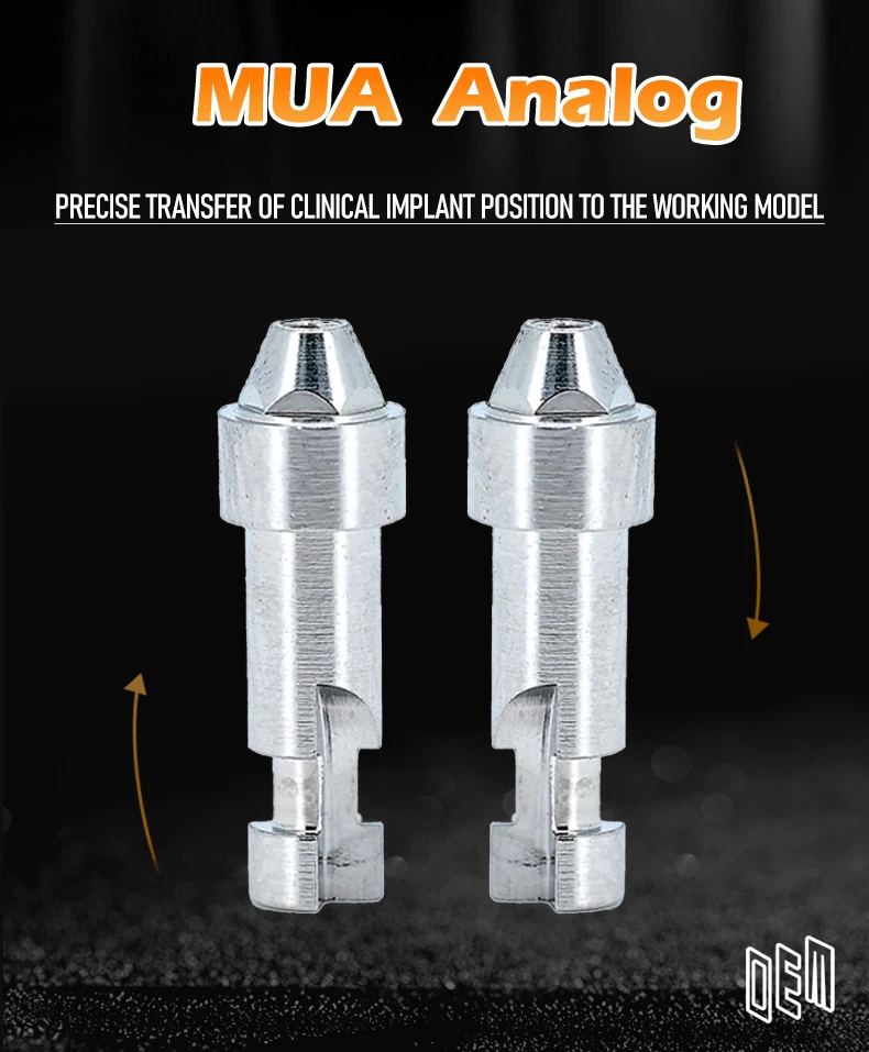 Multi Function Implant Abutment for Osstem Multi-unit Abutment Impression Post MUA Analog Healing Cap for Screw-retained Abument supplier