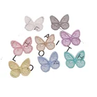 Embroidered Mesh Butterfly Cloth Patches Appliques For Clothes Sewing Supplies DIY Hair Clip Accessories