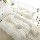 Kids 2021 AOKA Factory Supply Kids Used Solid Dyed Soft Warm Teddy Fleece Bedding Set