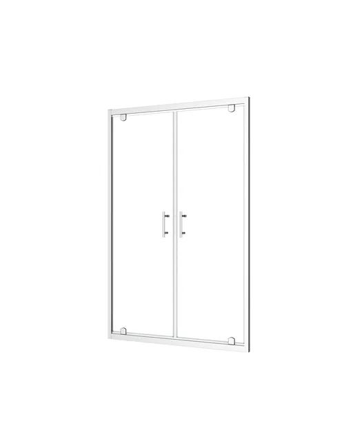 Anhui Factory Rectangle Stainless Steel Frameless Tempered Glass Shower Enclosure