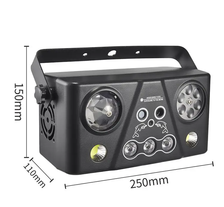 With Remote Control Portable LED Stage Lights for Festive Ambience & Parties for Dance Floor Decorations