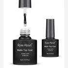 Rose About 5ml Free Samples Hot Sale UV/LED Matte Top Coat Soak Off UV Gel Nail Polish Matt Top Coat