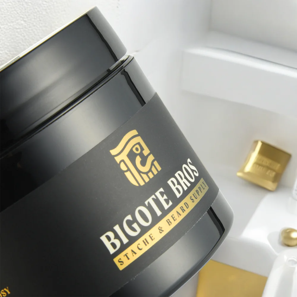 Custom Gold Foil BOPP Label with Waterproof Logo Cosmetics Bear Cream Jar Skincare Stickers Packaging Labels Bottle Perfume