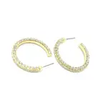 Dangles Fashion Copper Crystal Hollow Circle Dangles Drop Earrings Designs For Women
