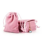 Ring Custom Luxury Bag Printed Ring Velcet Jewelry Packaging Pouch