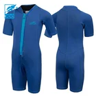 Neoprene Swimwear Neoprene UOO Custom Design Kids Front Zipper Wetsuit Neoprene Swimwear