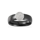 Jewelry Wholesale Simple Design Ceramic Rings White Black Color Crystal Rings Jewelry Decoration Wholesale Price