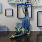 Statue High Quality Home Decor Life Size Resin Cat Statue