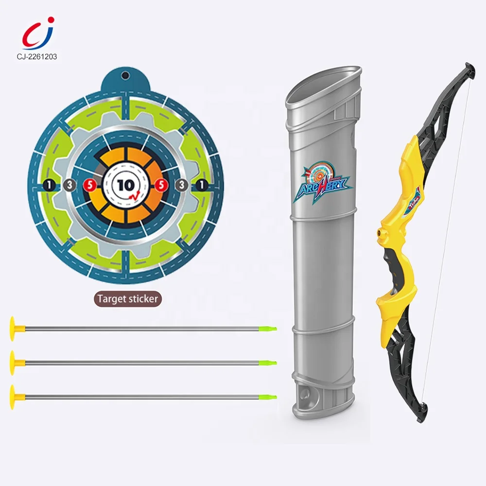 Chengji arco flecha sports shooting outdoor game archery toy bow and arrow set for kids toy