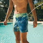 Custom Pocket Quick Dry Change Color Breathable Swimming Beach Fashion Men Swim Shorts