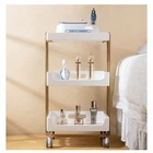 Salon Manicure Lilac Salon Carts Trolleys Beauty Machine Facial Equipment Manicure Shelves Trolley