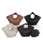 Handbag Hot Selling Women Classic Designer Ladies Handbag Set PU Leather Large Shopping Tote Bag