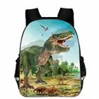 School Wholesale Price Custom Logo Dinosaur Boy's Backpack Children Kids School Bookbag Sublimation Bags