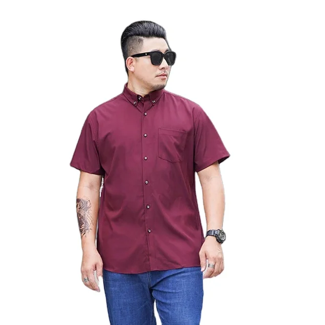 Men 175kg Shirts 6xl Plus Size Big 
