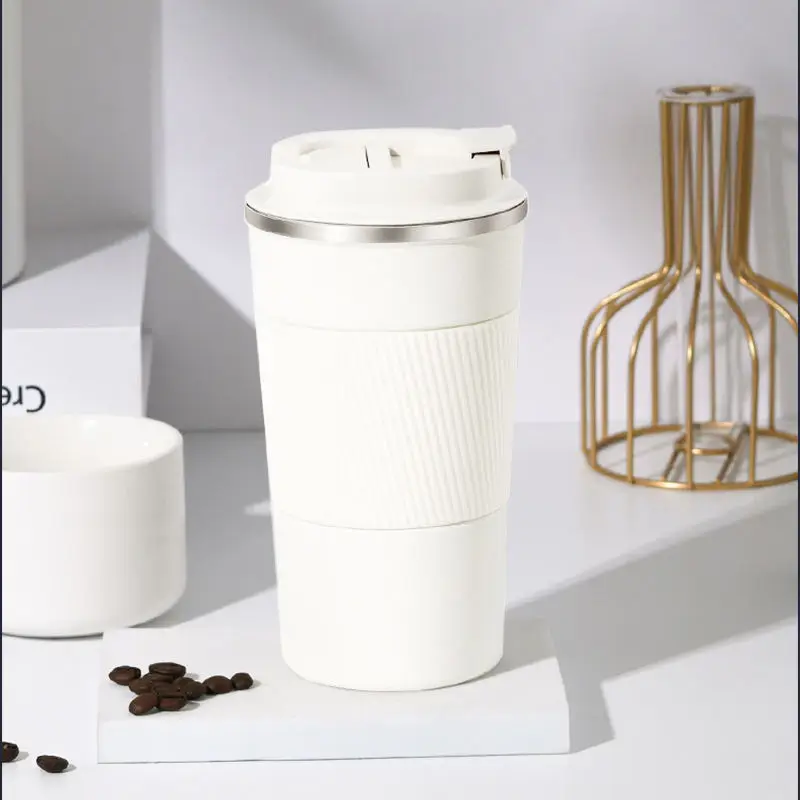 380ml 500ml Stainless Steel Leak Proof Eco-friendly Insulated Coffee Mug with Lid Vulcanus