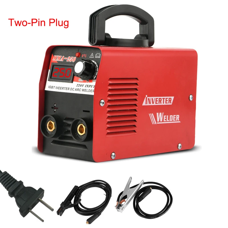 Cheap Price Mini Digital Display Spot Welder Igbt Iveerter Dc Arc Welder Inverter Welding Machine With EUR UK USA Plug