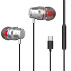 Subwoofer Wired Headphones OEM Earplugs Type C Earphone Device Headphones Are Made Of Earphones With Microphone