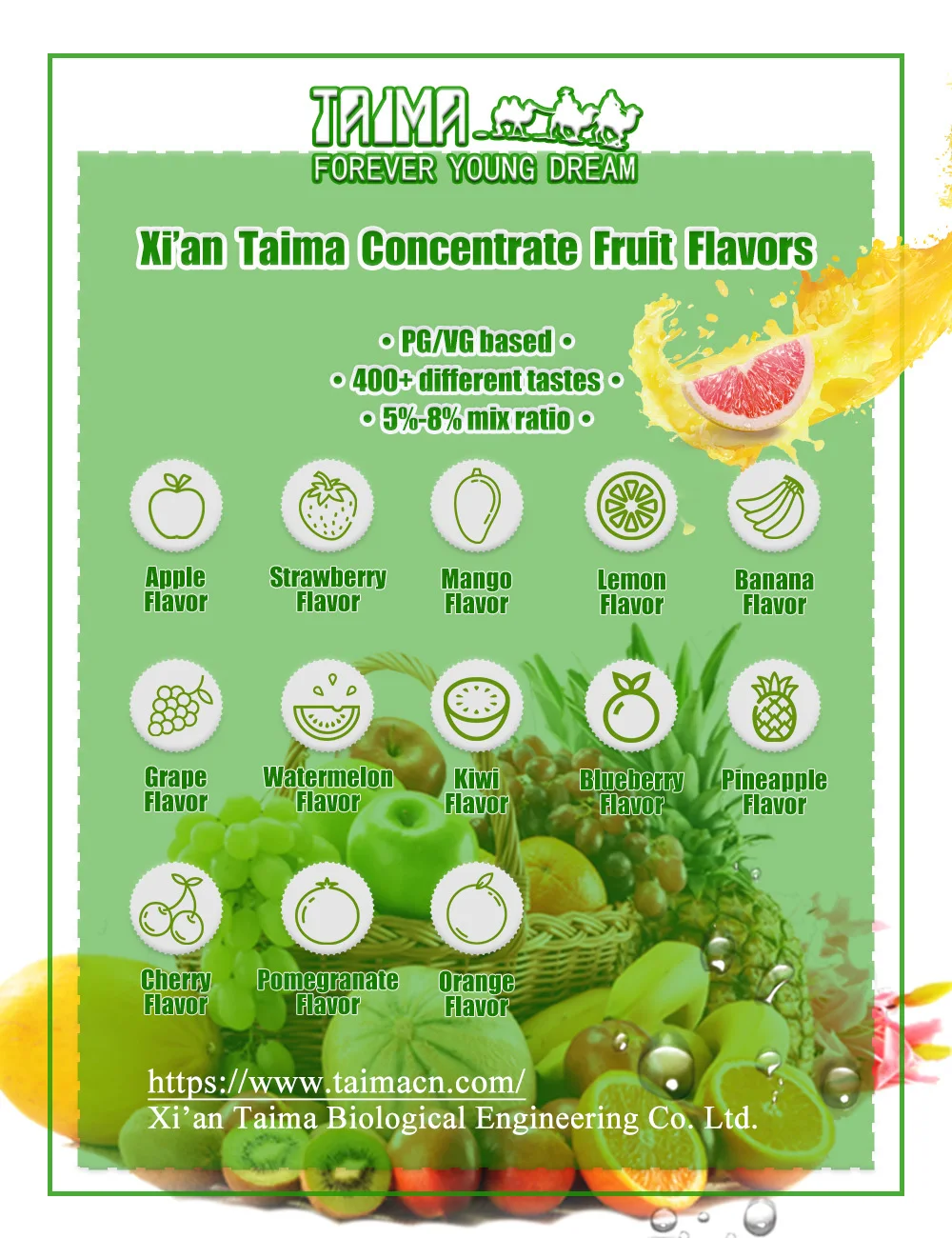 Taima Shisha Flavor High Concentrate Shisha Fruit Fragrance Essential Oil 1