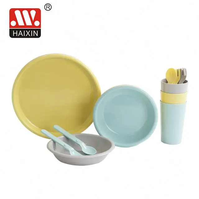 Hot Sale 15 PCS /Set Plastic Tableware Set Food Container For Kids  Dinnerware Sets