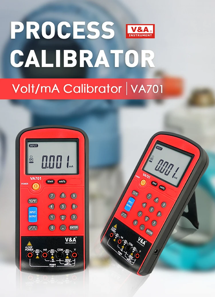 Multifunction Electronic Power Loop Calibrator VA701 with Calibration Loop Scan and Programming Modes 1-Year Warranty