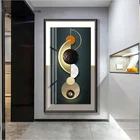 Art Decor Abstract Acrylic Painting Design Wall Art Decorative Picture Crystal Porcelain Painting