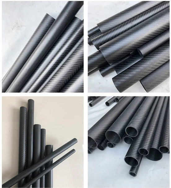 Good quality 20*18*1000MM Industry Drone Twill Matte Carbon Tube 3K Cure Carbon Fiber Pipe supplier