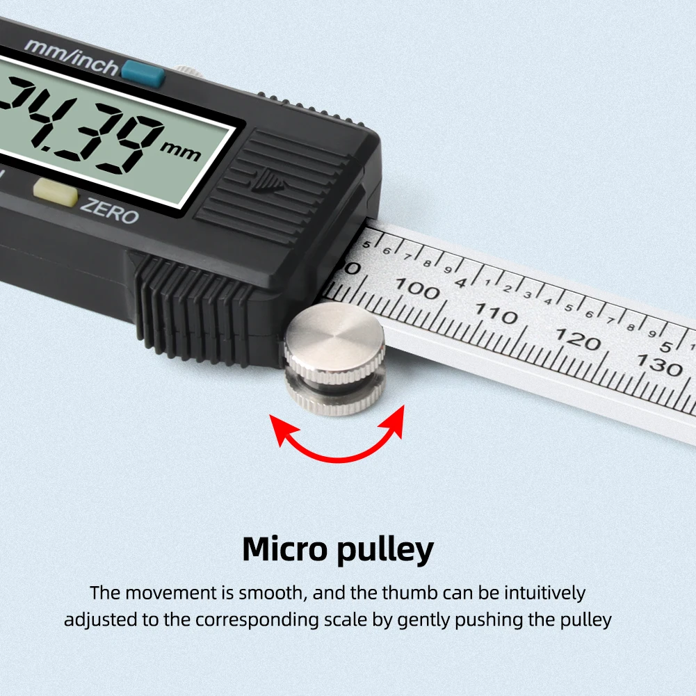 150 mm Digital Electronic Gauge Stainless Steel Vernier 150mm 6inch Caliper Micrometer