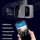 Car Gps With Support Gps Logger 2020 High Quality 3.0 Inch Car Gps Wifi Hidden Dash Cam With Speed Playback